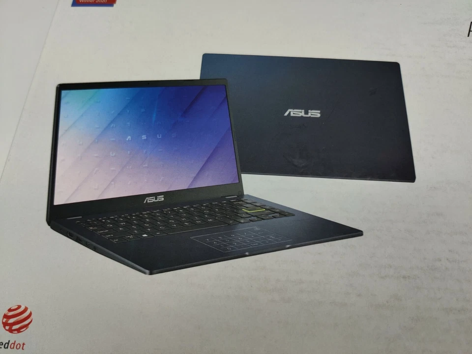 Asus 14" FHD L410MA N3350 4GB RAM Windows 10 Office 365 1 Year 64GB Black Laptop - Image 2 of 4