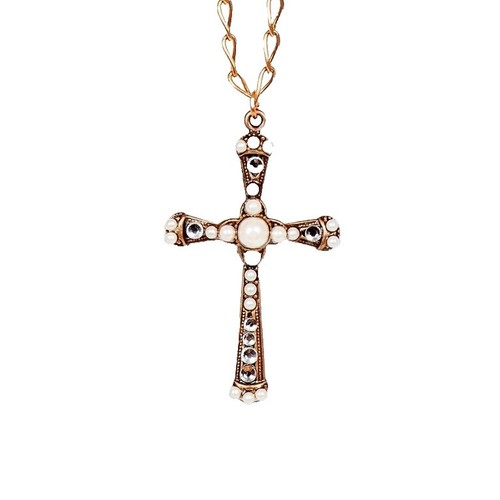 Collier avec pendentif en forme de cuillère à priser Secret Bullet Doré, Métal