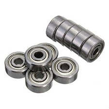 5 PCS 623ZZ 3x10x4mm Bearing Miniature Ball Shielded Radial Bearings Silver L