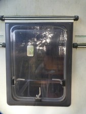 Caravan window, Abi Transtar,47.5x63cm,18.75x24.75inch,seal,arms, hinge,catches
