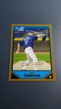 SEAN THOMPSON 2007 BOWMAN PROSPECTS GOLD PARALLEL CARD # BP67 B7983
