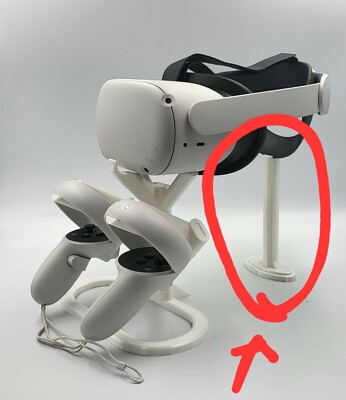 Add-On für Oculus Quest 2 Ständer (nur Elite Pro Kopfgurt Ständerteil) weiß 