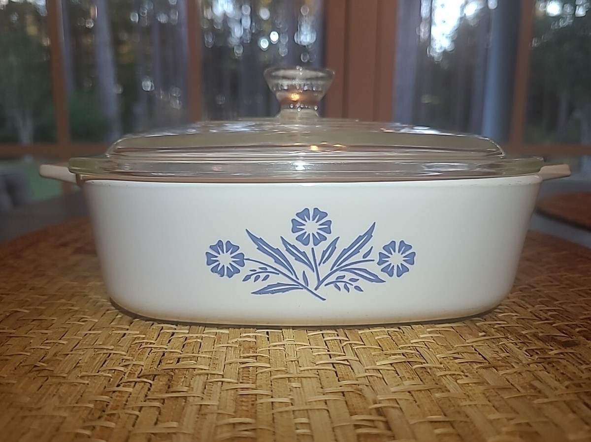 Vintage Corning ware Cornflower Blue 1 qt, Made in USA - Used | eBay
