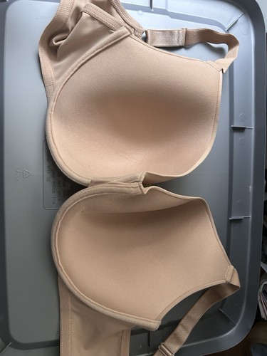 No Boundaries RN 52469 Beige t-shirt Underwired Bra Size 40DDD - Picture 6 of 6