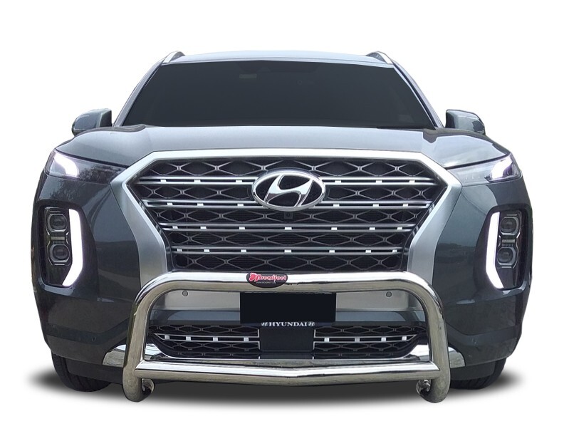 Fits 2020-2022 Hyundai Palisade Front 2.5" Wide A-Bar Front Bumper ...