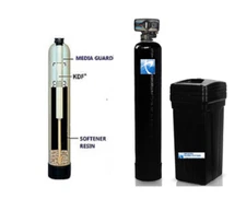 PREMIER Well Water Softener + Iron Remover Water System KDF 85 32,000 Grain 9x48