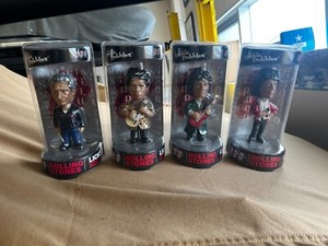Rolling Stones Bobble Dobbles 4体セット Rolling Stones Bobblehead