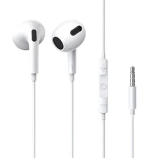 Wired Headphones Baseus Encok H17, White