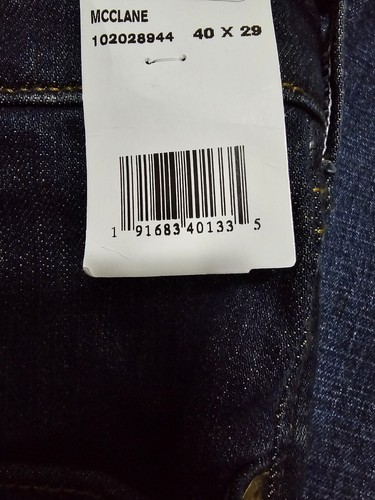 Lee Jeans 40x29 Regular Straight Mcclane Cotton - Picture 7 of 10