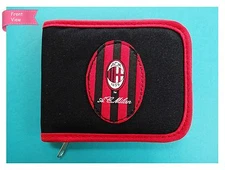  A.C.Milan Rhinox Oficial Zipper Wallet Red with black