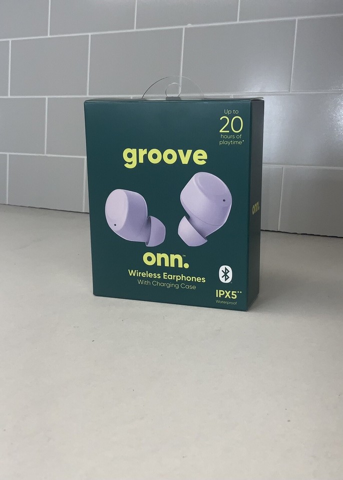 Groove (onn) Wireless Earphones With Charging Casenew REV eBay