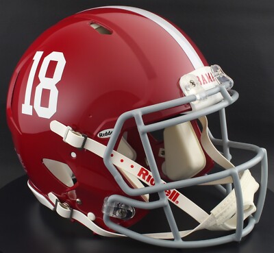 bama football full size helmets ebay for kids Riddell NCAA Alabama Speed Authentic Helmet, Large : Sports & Outdoors Riddell Alabama Crimson Tide NCAA