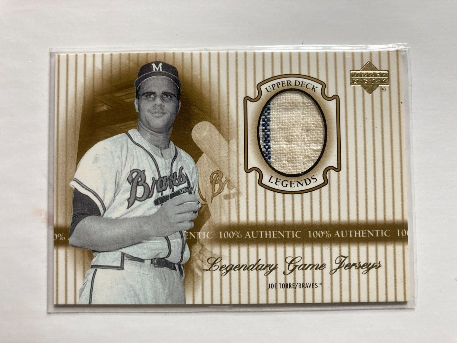 2000 Upper Deck Legends Joe Torre Legendary Game Jersey Card #J-JT