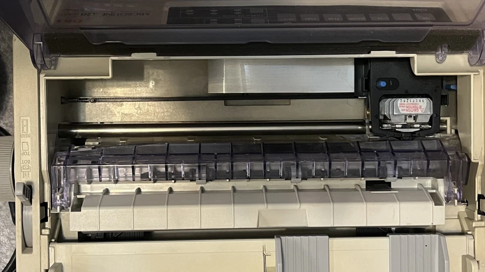 Oki MICROLINE 320 (62411601) Turbo 9 Pin Dot Matrix Printer - White - Image 3 of 4