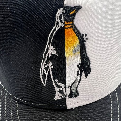 Vtg 90s Sea World Penguin Adult Embroidered Snapback Hat Cap NWOT - Picture 2 of 4