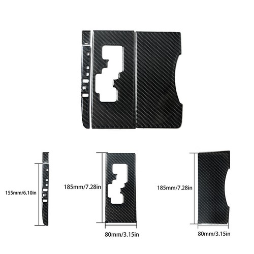 4Pcs For Toyota Camry 07-11 Carbon Fiber 5 Speed Automatic Gear Shift Panel Trim - Bild 9 von 11