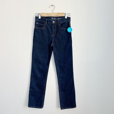 NEW The Children s Place Kids Girls Denim Basic Straight Classic Blue Jeans 10