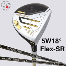 HONMA Beres 09 2024 Fairway Wood 5W 18 3S 3Star ARMRQ FX Graphite Shaft Flex SR