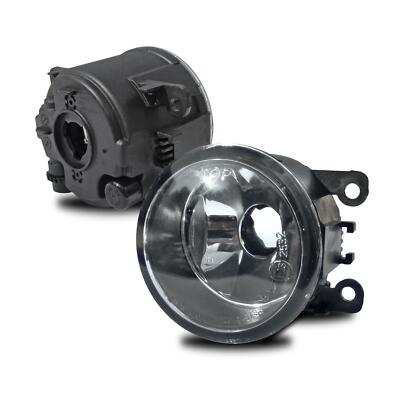 For Peugeot / Citroen 2X Fog Lights NSW Clear Glass Left + Right Set