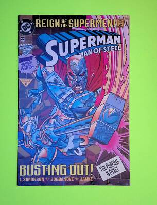 Superman The Man of Steel #22b 1993 DC Comics Variant 7.0+ Comic Book SD6-43
