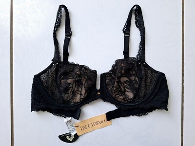 Soutien-gorge Lise Charmel Transparence Désir - Taille 90D Noir - Neuf Avec étiquettes
