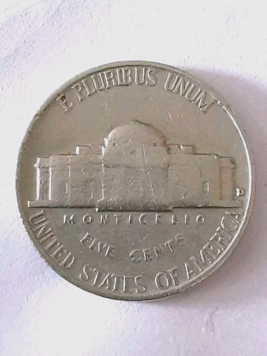 1961-D Jefferson Nickel Vintage RPM D over D AU Rare Ink Over