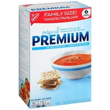 Premium Saltine Crackers, Family Size, 24 oz FREE SHIPPING