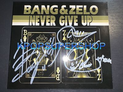 B.A.P Bang Yong Guk & Zelo Never Give Up Album Autographed Signed