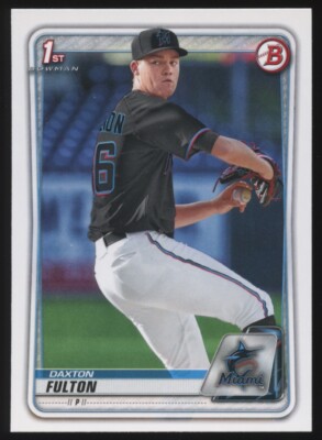 2020 BOWMAN DRAFT #BD-131 DAXTON FULTON PAPER BASE QTY AVAIL MARLINS
