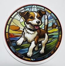 Jack Russell Terrier Dog 2  Vinyl Sticker for Phone, Car, Laptop, Notebook, Gift
