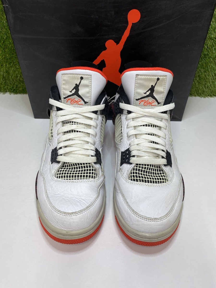 Air Jordan 4 Flight Nostalgia Citron Retro Size 11.5 Men Sneakers