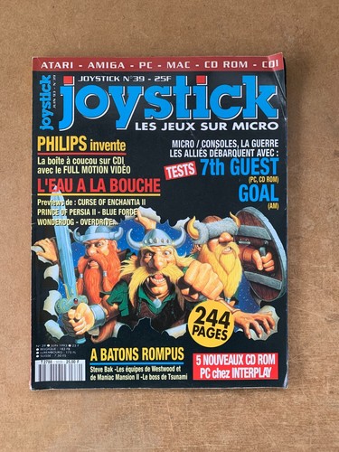 MAGAZINE JOYSTICK N°39 1993 BON ETAT - Picture 1 of 2