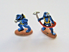 Two 2 Micro Sized Deep Diver Figures, Approx. 1 Inch Tall Deep Diving Figures