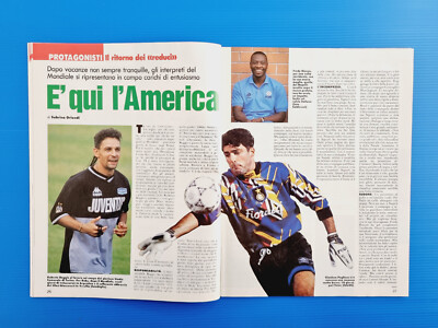 Guerin Sportivo 16 1995 PAGLIUCA INTER BAGGIO DE SANCTIS CALCIO MONDO