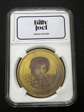 Billy Joel Inspired Hand Made Lasered Etched Token Coin Gift music