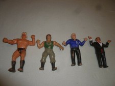 WRESTLING FIGURE LOT MENE GENE OKERLAND BOBBY HEENAN VALENTINE TITAN SPORTS WWF 