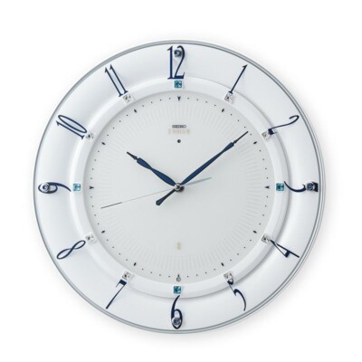 Seiko Clock Wall Clock EMBLEM HS559W Analog Sweep Seconds