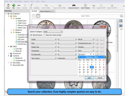 Stecotec Coin Collector Pro - Numismatic Software for British Coins and Other - Picture 9 of 9