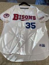 2017 Buffalo Bisons 30th Anniversary Game Worn Murphy Smith #35 Jersey