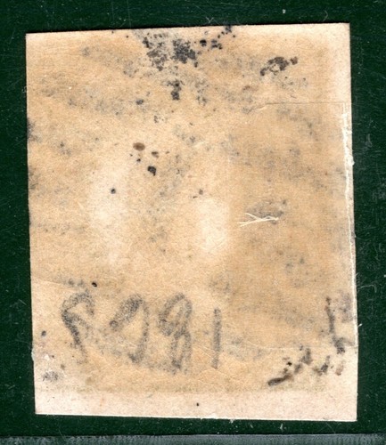SPAIN Classic Stamp Queen Isabella II Numeral *1* Used GOLD143 - Picture 5 of 6
