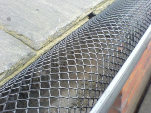 Dachrinnenschutzgitter verstopfte Blätter Dachrinnen Dachrinne 16 cm Höhe 5 m - Bild 8 von 18