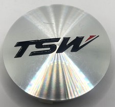 Spcf82-2 Tsw Black Silver Wheel Center Cap