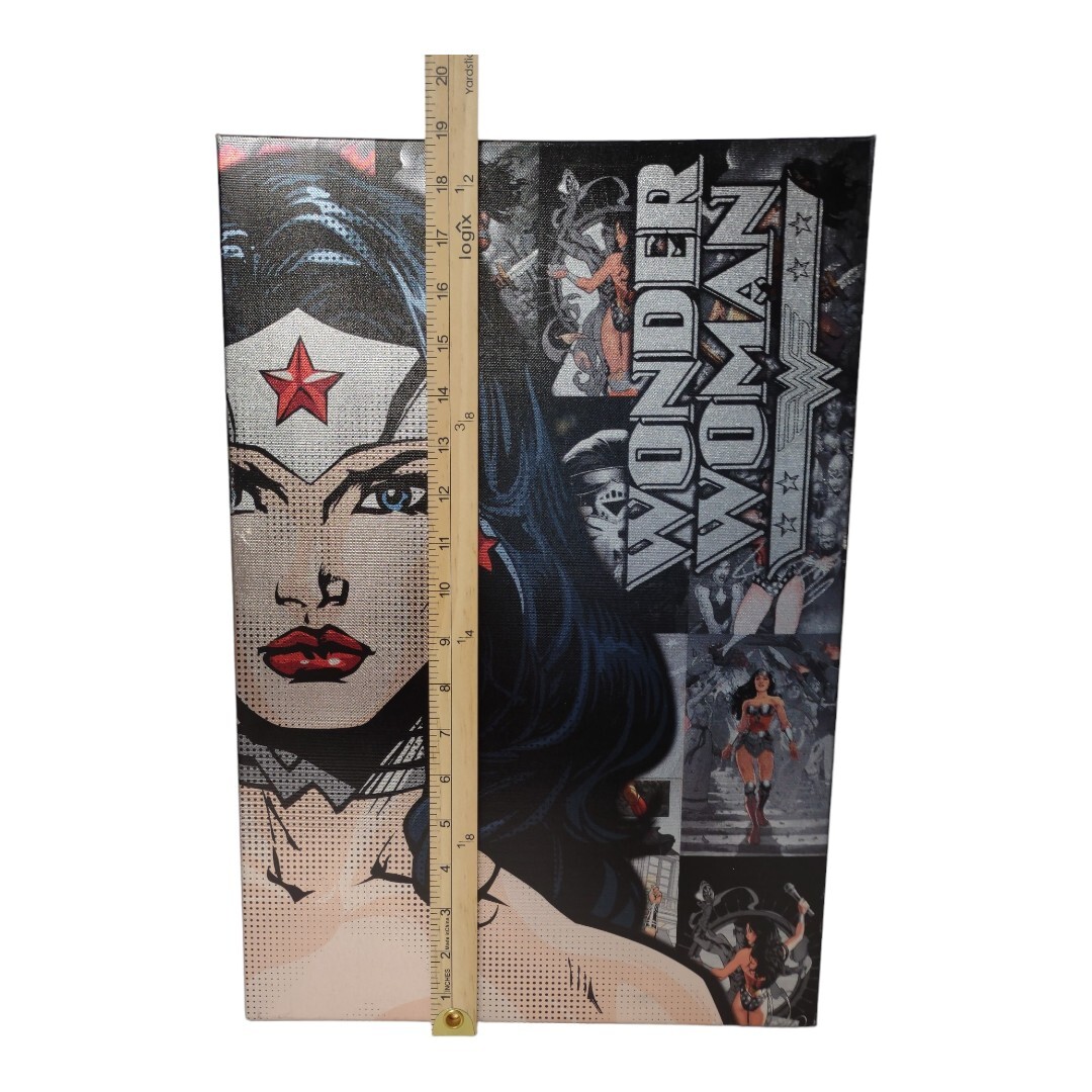 Wonder Woman DC Comics Warner Brothers Edge Home Canvas Wall Art 19x13 Decor