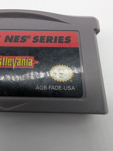 Castlevania NES Classic (Nintendo GBA, 2004) Loose Good Cond Tested Authentic - Picture 2 of 3