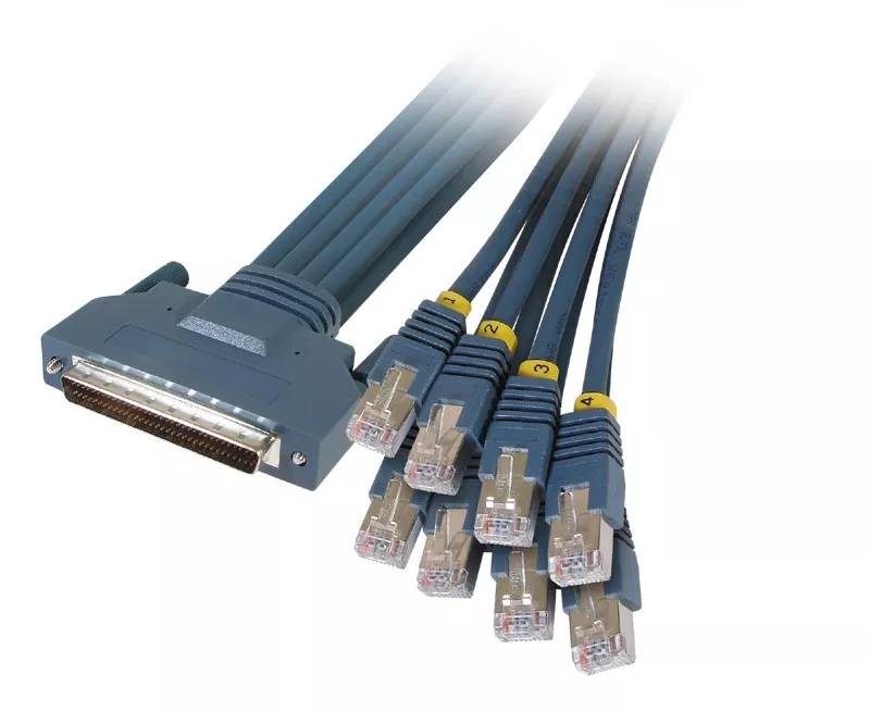 Cisco 2509 2511 2600 NM-16A Octal Cable CAB-OCTAL-ASYNC NEW