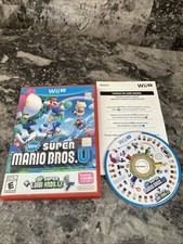 New Super Mario Bros U + New Super Luigi U Nintendo Wii U Complete With Manual