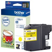 Original Brother LC-22U Y Gelb Patrone Xl FüR Dcp J 785 Dw Mfc J 985 Dw Yellow