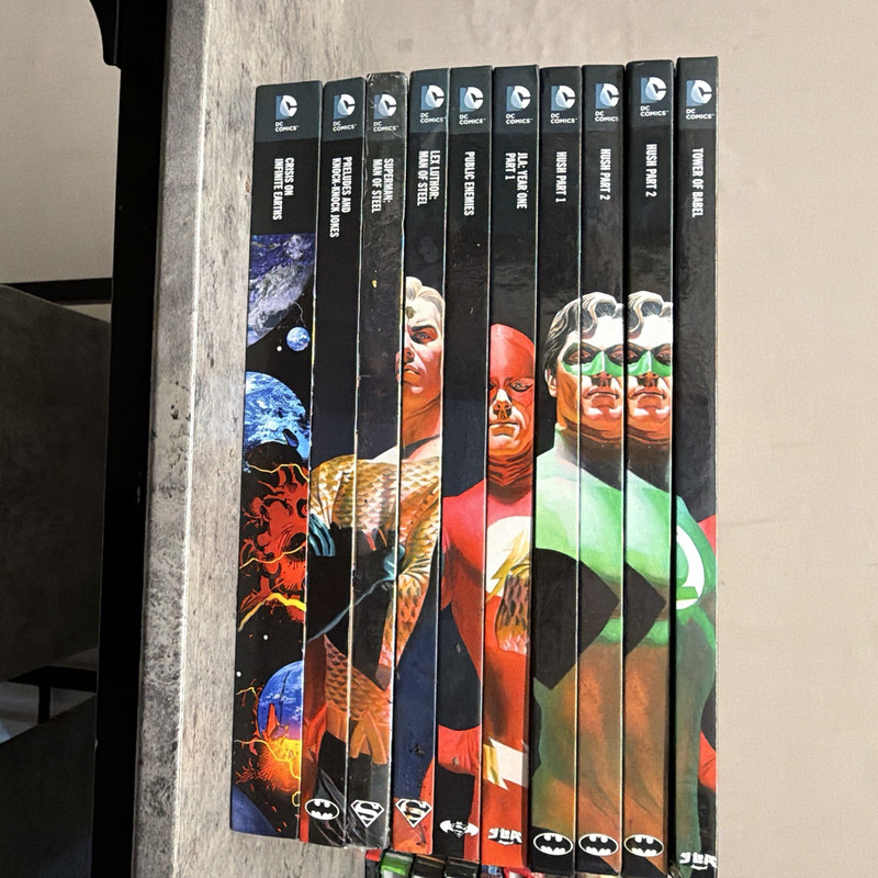 DC Comics Graphic Novel Collection Hardcover Lot Batman Superman Harley Quinn