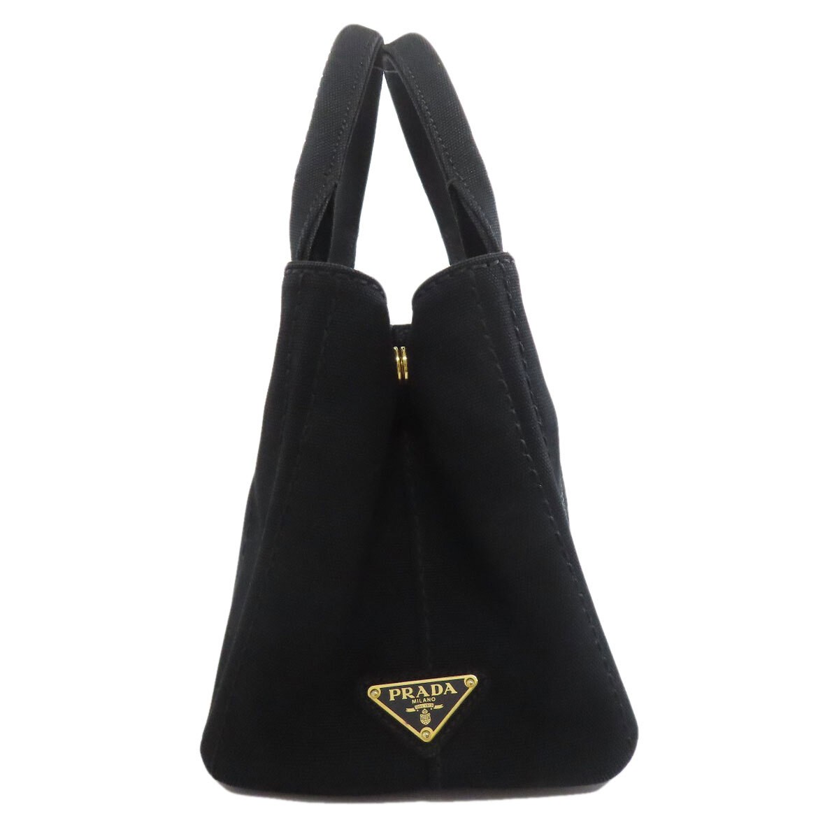 PRADA Canapa Mini 2WAY Handbag Canvas Ladies Used from japan thumbnail 3