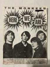 MONKEES Monkee Fan Club MAGAZINE/BOOKLET  "HERE WE ARE" 1967 Raybert Prod.